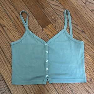 Brandy Melville green tank top